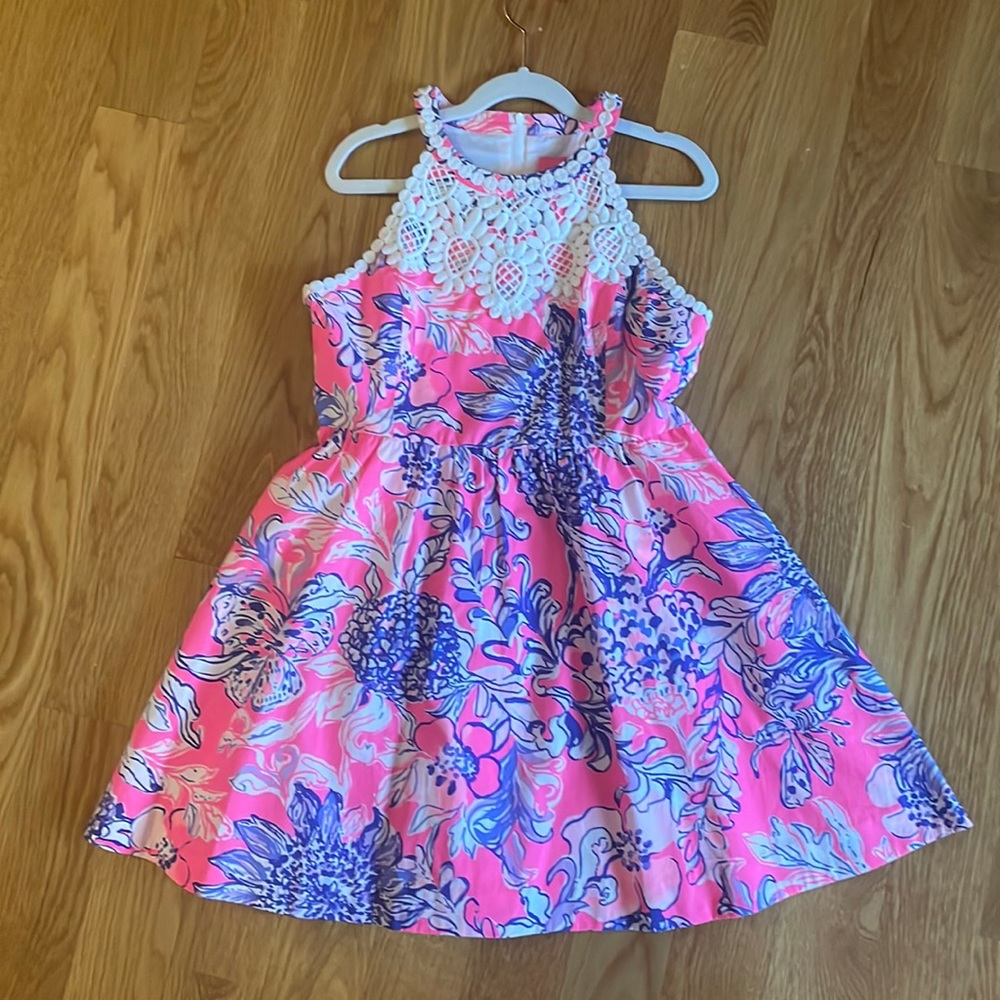 NWOT Lilly Pulitzer Pink/Purple Halter Dress